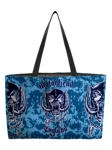 Rocksax Motorhead Webbing Handled Beach/Shopper Bag - Blue Camo