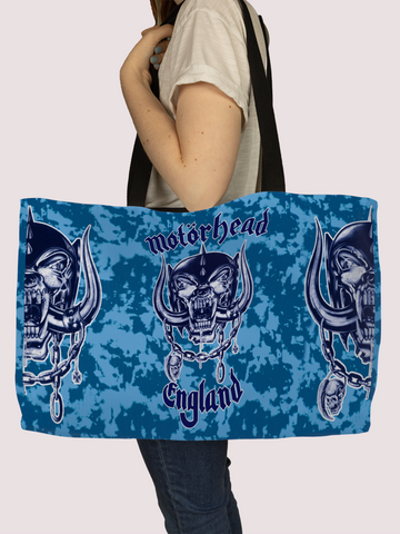 Rocksax Motorhead Webbing Handled Beach/Shopper Bag - Blue Camo