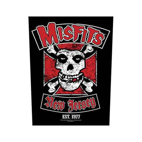 MISFITS Patches - Woven Sew On - Biker