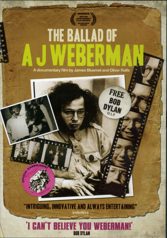 A J Weberman DVD - The Ballad Of A J Weberman | Buy Now For 19.99