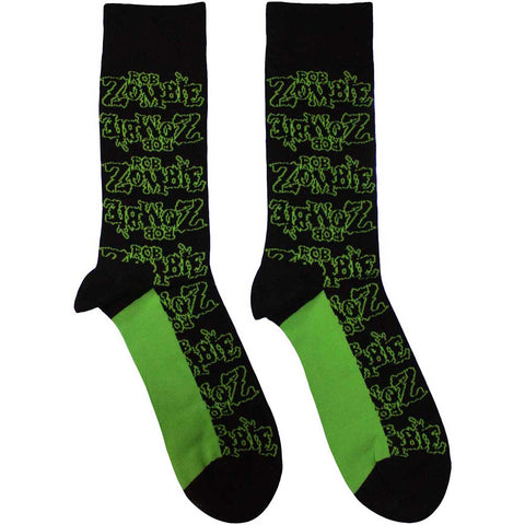 Rob Zombie Ankle Socks - Logo Repeat