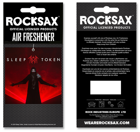 Rocksax  Sleep Token Air Freshener  - Red