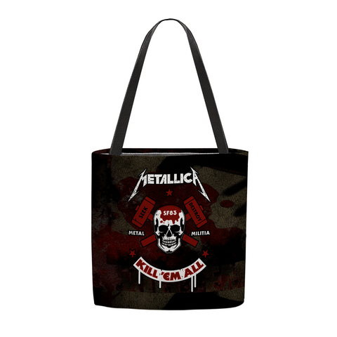 Rocksax Metallica Premier Tote Bag - Kill Um All Skull