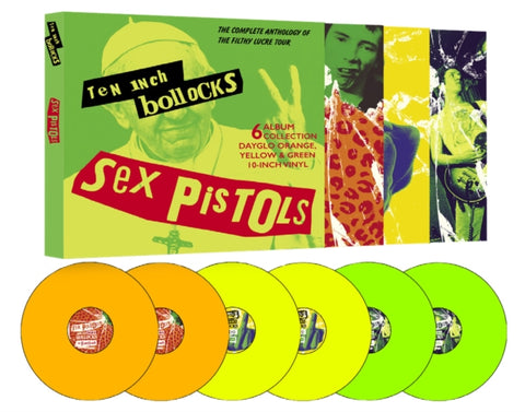 Sex Pistols LP Box Set - Ten Inch Bollocks (Coloured 10 Inch Vinyl)