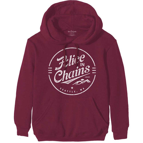 Alice In Chains Hoodie - Circle Emblem