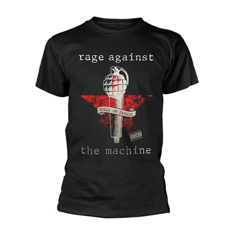 Rage Against The Machine T Shirt - Bulls On Parade Mic | Buy Now For 29.99