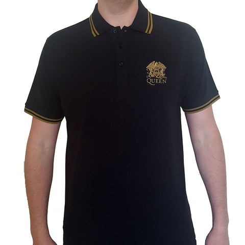 Queen Polo Shirt - Crest Logo