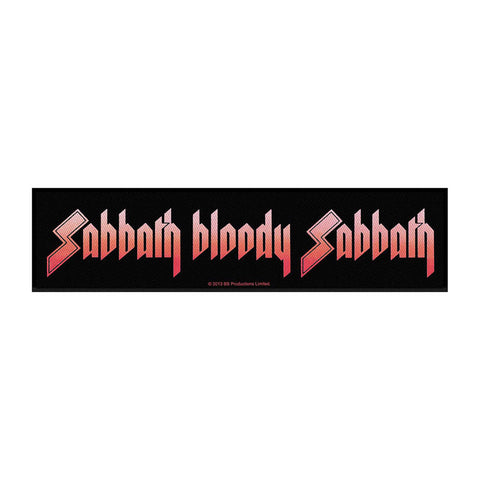 Black Sabbath Patch - Bloody Sabbath Retail Packaged Super Strip